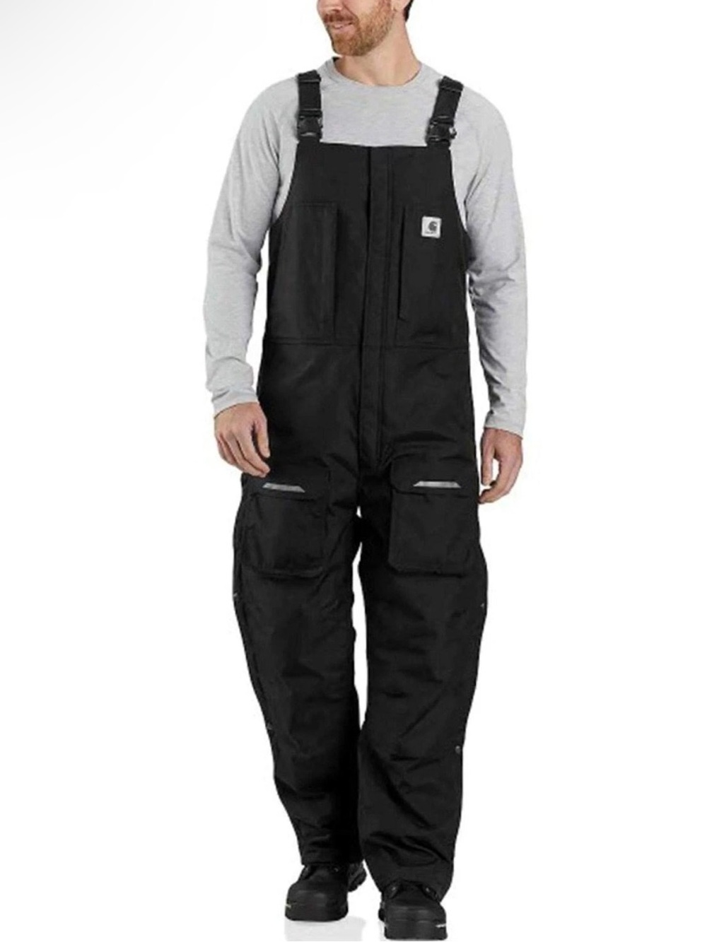 Carhartt Black Men's Bib Overalls
